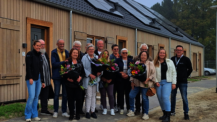 Biobased woningen Zundert oplevering met bewoners